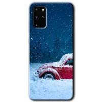 Samsung Galaxy S20 Plus HD Baskılı Kılıf + 9D Tam Ekran Koruyucu - Karlı Vosvos