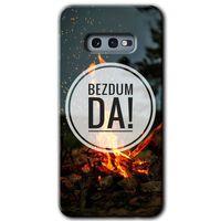 MRCİLETİSİM MRCİLETİSİM Samsung Galaxy S10e Kılıf HD Desen Baskılı Arka Kapak + Temperli Cam - Bezdum Da