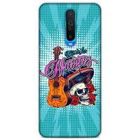 Lopard Xiaomi Poco X2 Uyumlu Kılıf Tattoo's (34) Slim Armor Kılıf İskelet & Gitar