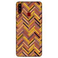 Lopard Samsung Galaxy A20s Uyumlu Kılıf Wood'X (39) Liquid Crystal Kılıf Baskılı