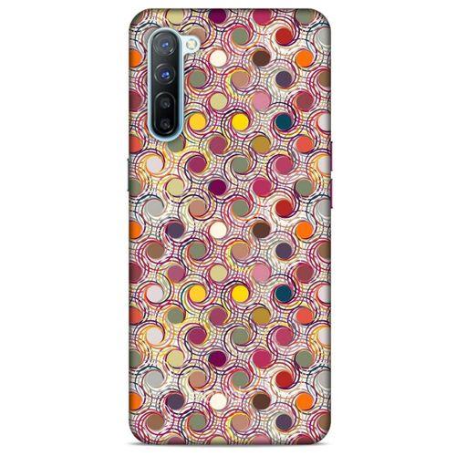 Oppo Reno 3 Kılıf Pastel Renkler (36) Glitter Kılıf Sarı Pembe