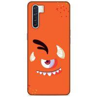 Emojix (22) Oppo A91 Kılıf Silikon Kapak Desenli