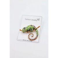 Bukalemun Broş - Yeşil