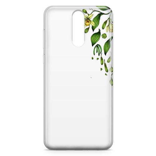 Huawei Mate 10 Lite Kılıf Vanilya Çiçeği Arka Kapak Koruma Desenli Full Koruyucu