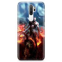 Oppo A5 2020 Kılıf God Of War Arka Kapak Koruma Desenli Full Koruyucu