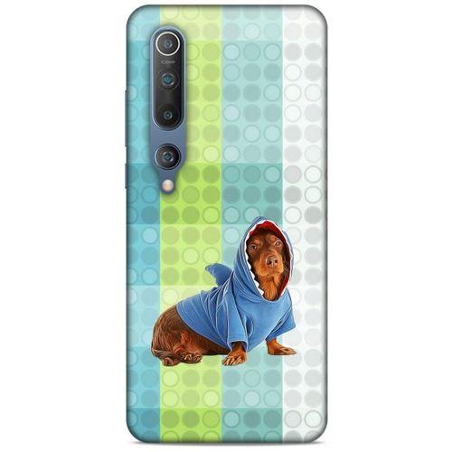Xiaomi Mi 10 Kılıf Köpek Kıyafetleri (43) Thin Fit Kılıf Cocker Kapişonlu Eşofman