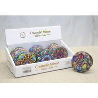 Taşlı Yuvarlak El Aynası Kalın