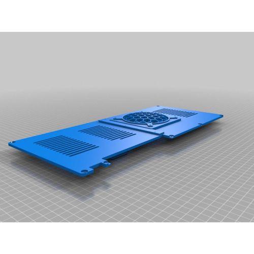 Qidi X MAX3 Daha Büyük Fan İçin Arka Kapağı 92x92x25mm 3D Baskı (Bu ürün Sadece Plastik parçadır - Almadan Önce Soru Sorabilirsiniz)
