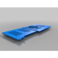 Qidi X MAX3 Daha Büyük Fan İçin Arka Kapağı 92x92x25mm 3D Baskı (Bu ürün Sadece Plastik parçadır - Almadan Önce Soru Sorabilirsiniz)