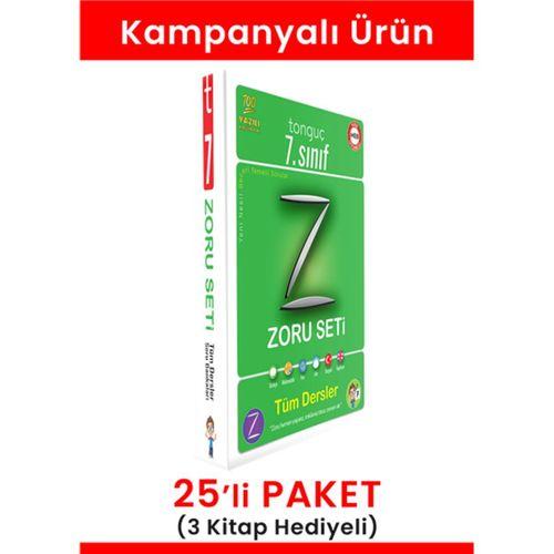 7. Sınıf Zoru Bankası Tüm Dersler Seti 25' li Paket(3 Set Hediyeli)