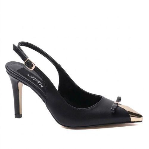 Kuum London K145-25882 Siyah Vip Exclus 7 cm Kadın Ayakkabı