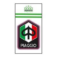 SEVGENT Pıaggıo Kare Sıyah Damla Stıcker