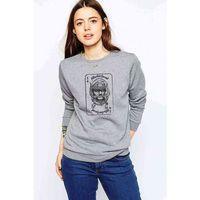 Motorhead Iskanbil Baskılı Gri Kadın Sweatshirt