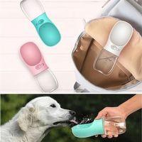 Taşınabilir Evcil Hayvan Suluğu Seyahat Kabı Kilitlenebilen Su Sızdırmaz Kap 350 Ml