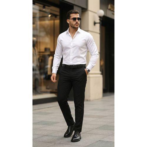 Erkek Saten Klasik Gömlek