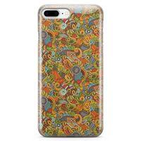 Apple iPhone 7 Plus Kılıf Doodle Piknik Seti Arka Kapak Koruma Desenli Full Koruyucu