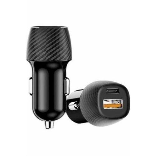 Hızlı Oto Şarj Cihazı 38w Çift Girişli Hızlı Şarj Oto Çakmaklık Type-c