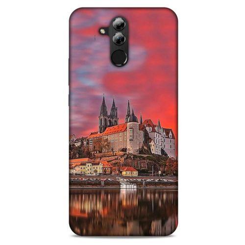 Huawei Mate 20 Lite Kılıf Almanya (30) Silicone Case Nehir Şato