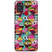 Graffitix (35) Desenli Silikon Kapak Samsung Galaxy A21s Kılıf