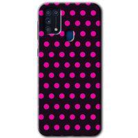 MRCİLETİSİM Samsung Galaxy M31 Kılıf Baskılı Kapak - Exlusive Design 4 +Tam Ekran Koruyucu