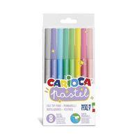 Carioca Carioca Pastel Süper Yıkanabilir Keçeli Kalem 8li