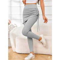 Kadın Yüksek Bel Yandan Büzgülü Alttan Uzun Kaşkorse Tayt Etek