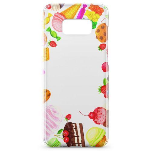 Samsung Galaxy S8 Kılıf Dondurma Pasta Arka Kapak Koruma Desenli Full Koruyucu