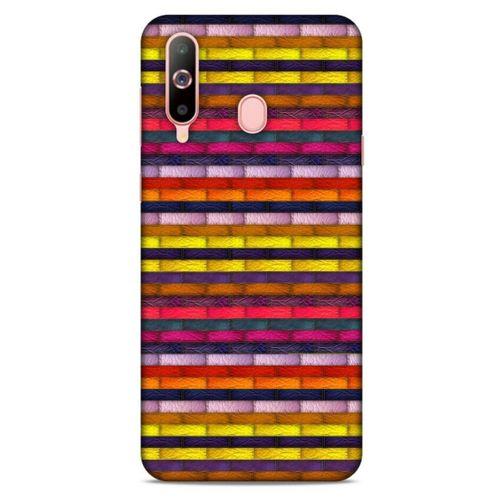Samsung Galaxy A60 Kılıf Patchwork (42) Rugged Armor Kılıf Karışık Renkli