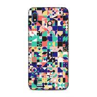 Samsung Galaxy A10 Uyumlu Kılıf Insomnia (40) Fit Silikon Kılıf Minik Kareler