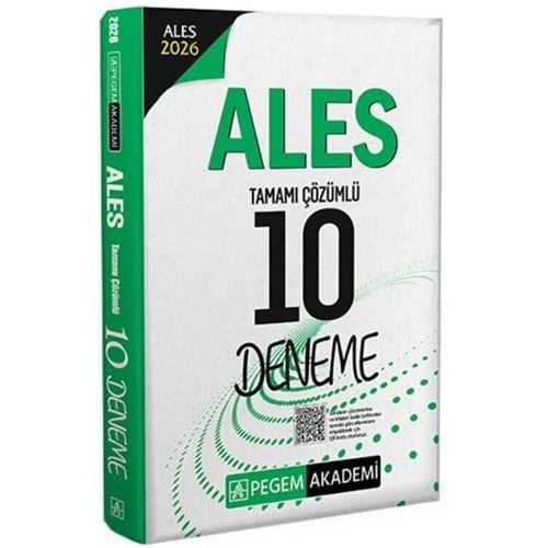 2026 ALES Tamamı Çözümlü 10 Deneme Pegem Yayınları