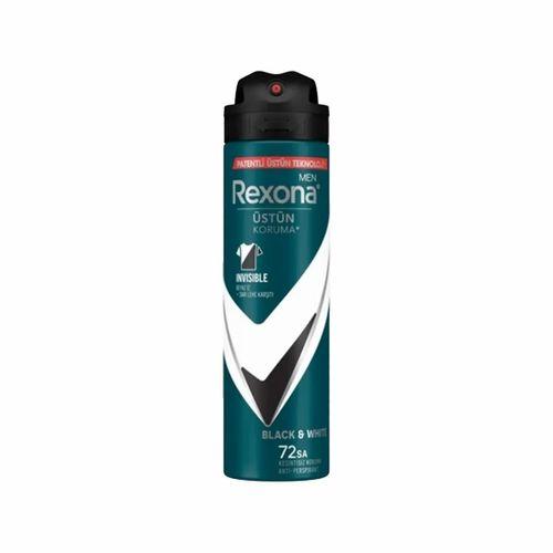 Rexona Invisible Black+White Erkek Sprey Deodorant 150 ML