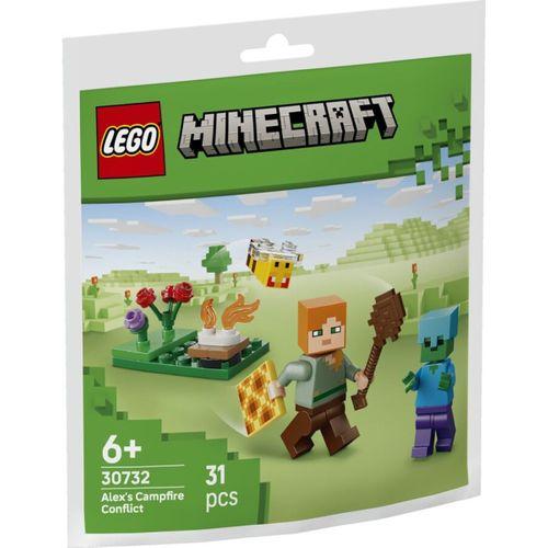 Lego Minecraft Alex'in Kamp Ateşi Çatışması 30732