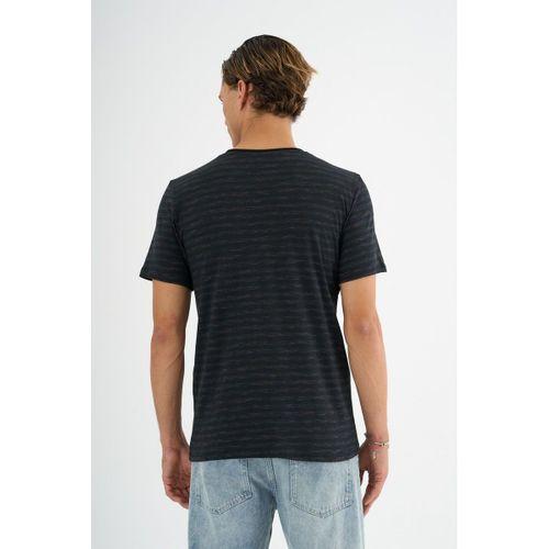 ALEXANDERGARDI V Yaka Çizgili T-shirt