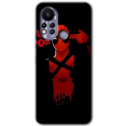 İnfinix Hot 11s Kılıf HD Desen Baskılı Arka Kapak - DeadPool 4