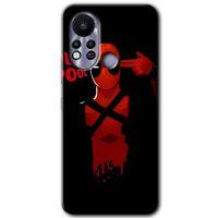 İnfinix Hot 11s Kılıf HD Desen Baskılı Arka Kapak - DeadPool 4