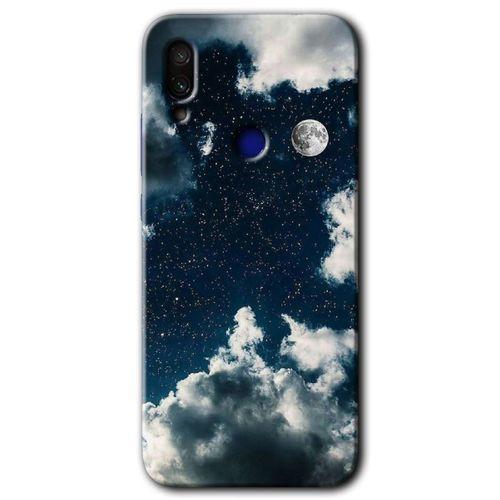 Redmi Note 7 Kılıf HD Desen Baskılı Arka Kapak - Gece Gökyüzü