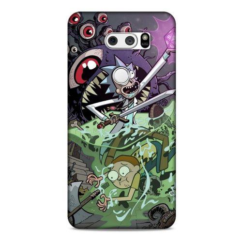 LG K40S Uyumlu Kılıf Rick And Morty (25) Antişok Kapak Tricia Lange