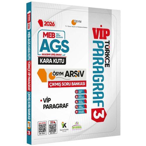 2026 MEB-AGS Türkçe Kara Kutusu Paragraf 3lü ALTIN SET ÖSYM Çıkmış Soru Bankası Konu Özetli Çözümlü