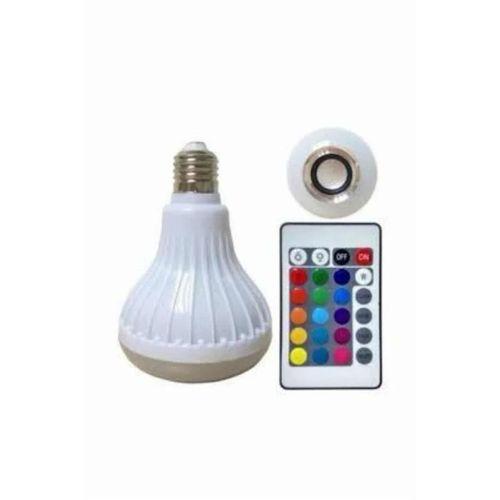 Lamba Hoparlör Ampül Görünümlü Renk Değiştirebilen Android Ve İos Uyumlu