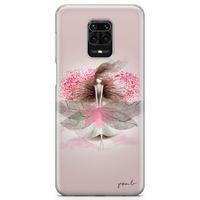 Xiaomi Redmi Note 9s Kılıf Sakura Arka Kapak Koruma Desenli Full Koruyucu