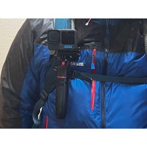 GoPro için Sırt Çantası Montajı 3D Baskı (Bu ürün Sadece Plastik parçadır - Almadan Önce Soru Sorabilirsiniz)