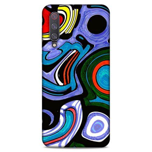 Lopard Xiaomi Mi 9 Uyumlu Kılıf Soyut Sanat (25) Baskılı Antişok Kapak