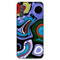 Lopard Xiaomi Mi 9 Uyumlu Kılıf Soyut Sanat (25) Baskılı Antişok Kapak