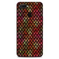 Oppo Ax7 Kılıf Dragons (8) Baskılı Kılıf Ejderha Deri Pembe