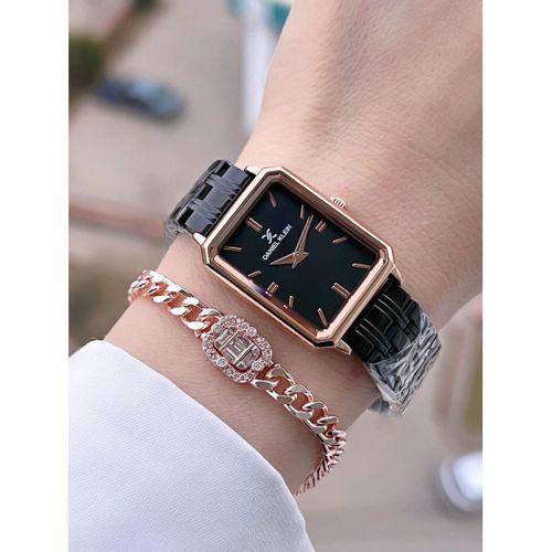 Daniel Klein Çelik Kordon 2 Yıl Garantili 3 Atm Suya Dayanıklı Kadın Kol Saati+Bileklik BDK.1335.06