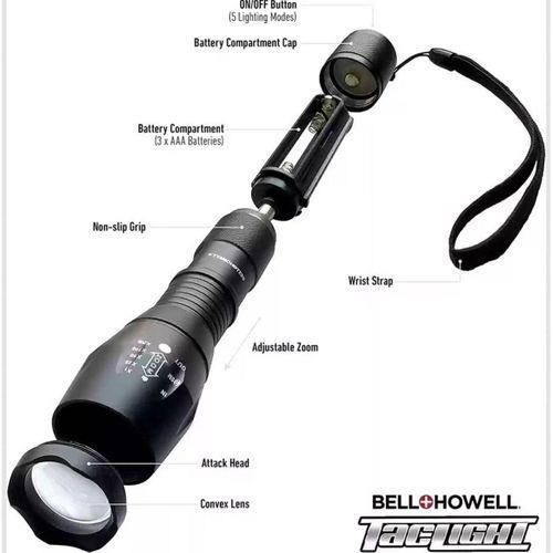 ZHLTOOLS Pilli Parlak Led 5 Mod Ampul Suya Dayanıklı Mini El Feneri