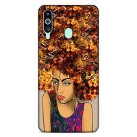 Lopard Samsung Galaxy M40 Uyumlu Kılıf Sürreal Yüzler ♀ (15) Antişok Kılıf Baskılı