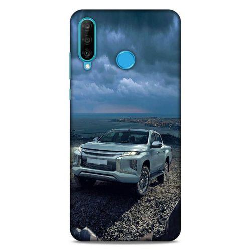 Lopard Huawei P30 Lite Uyumlu Kılıf PickUpX (37) Silicone Cover Açık Mavi