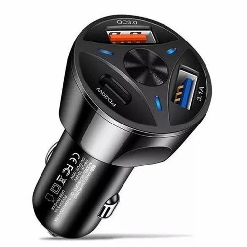 55w 3 Port Usb Araç İçin Telefon Şarj Cihazı 3 Girişli Çakmaklık Adaptör-31a Pd 20w Qc 30