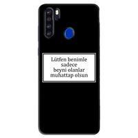 Reeder P13 Blue Max Kılıf HD Yazı Baskılı Silikon Arka Kapak - Yazı 14